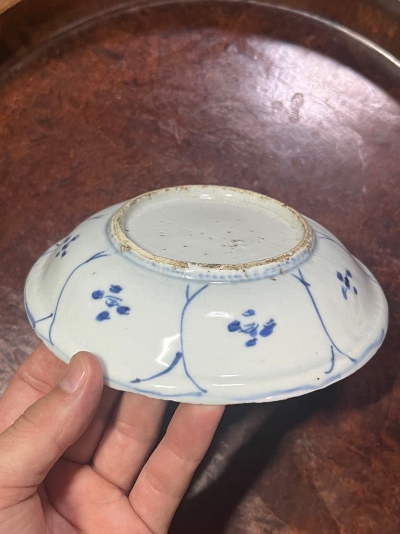 古染付　水鳥　民藝　民芸　虫喰い　芙蓉手　古伊万里　染付　膾　景徳鎮　くらわんか