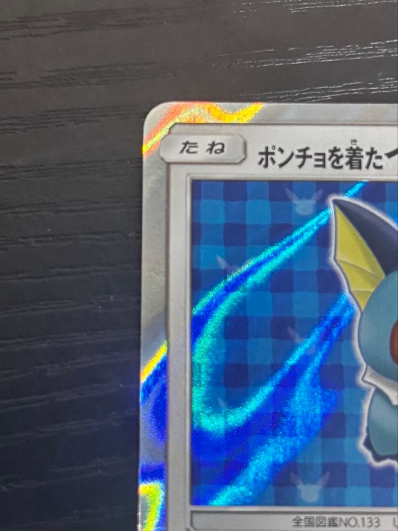 ポンチョを着たイーブイ シャワーズ　137/SM-P