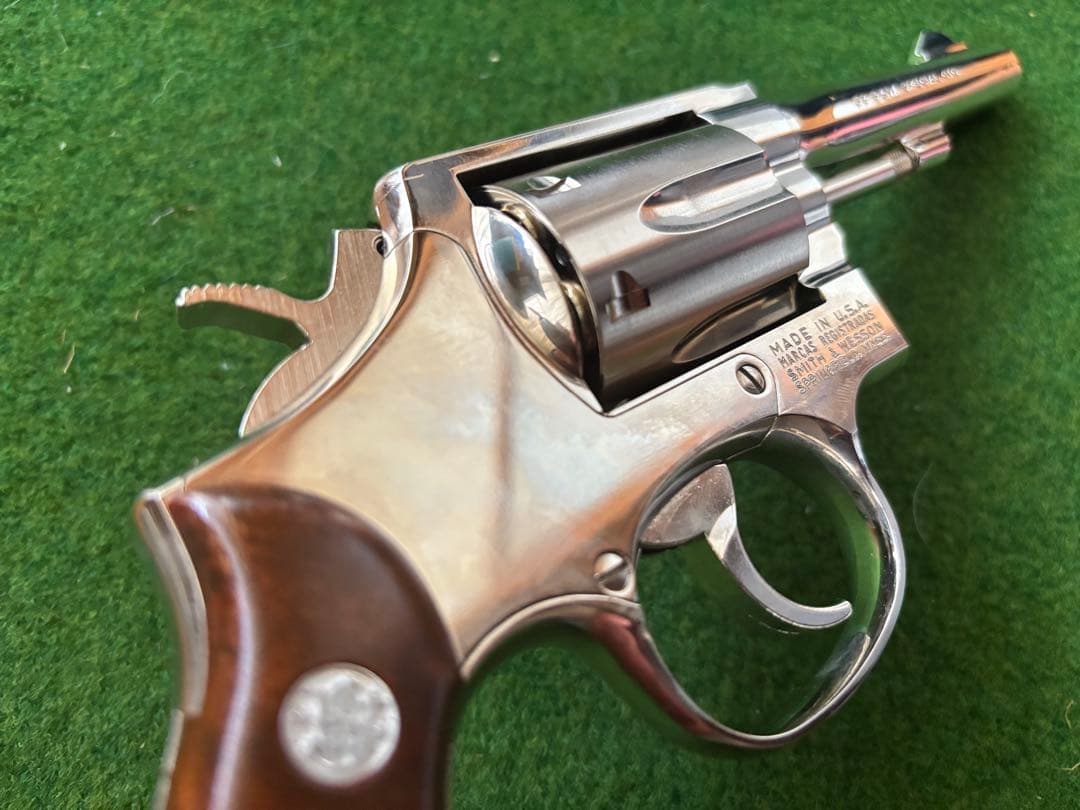 S&W M10 ミリタリー&ポリス  4 inch ニッケル　ガスガン