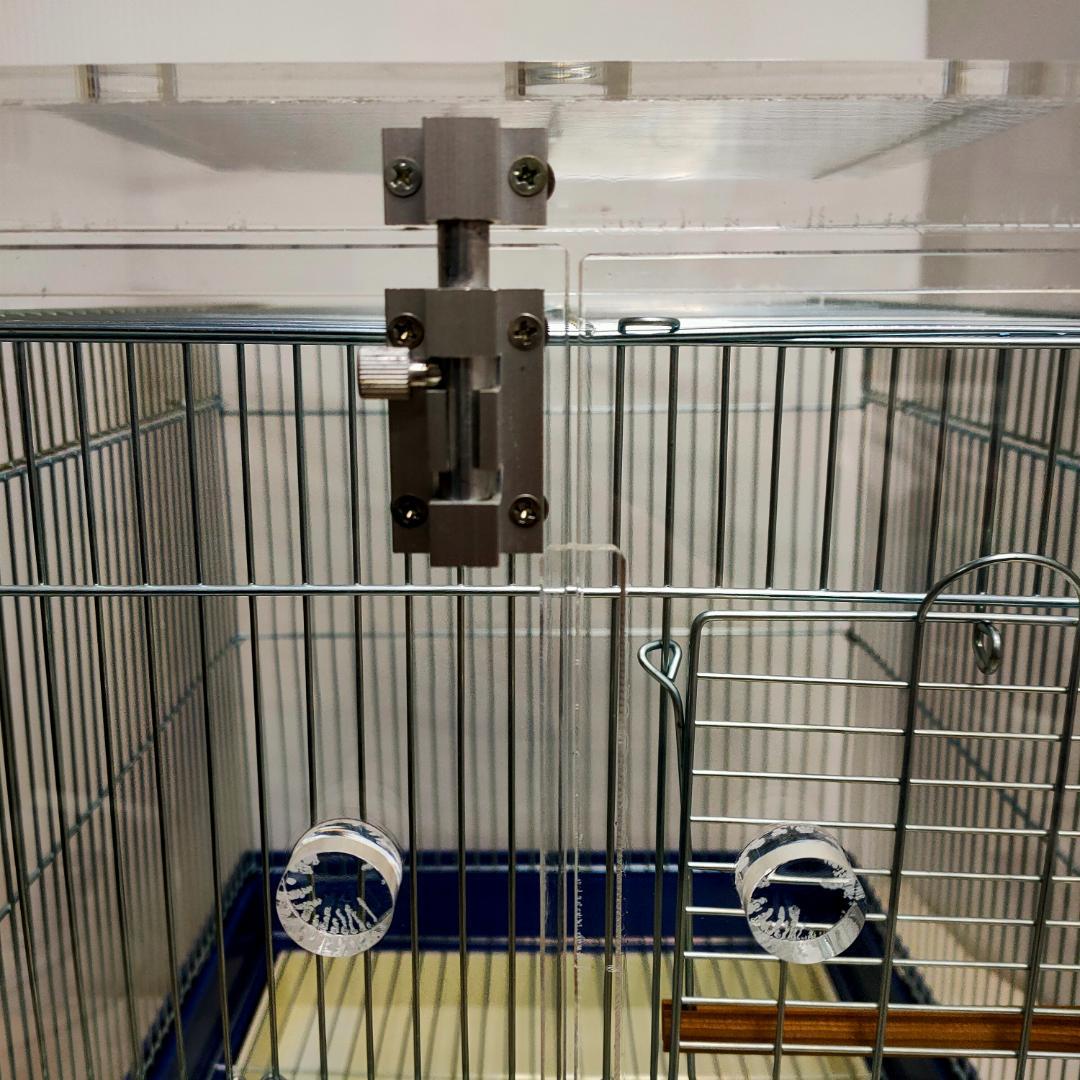 アクリルケージ　バードケージ　保温　鳥かご　透明　セット