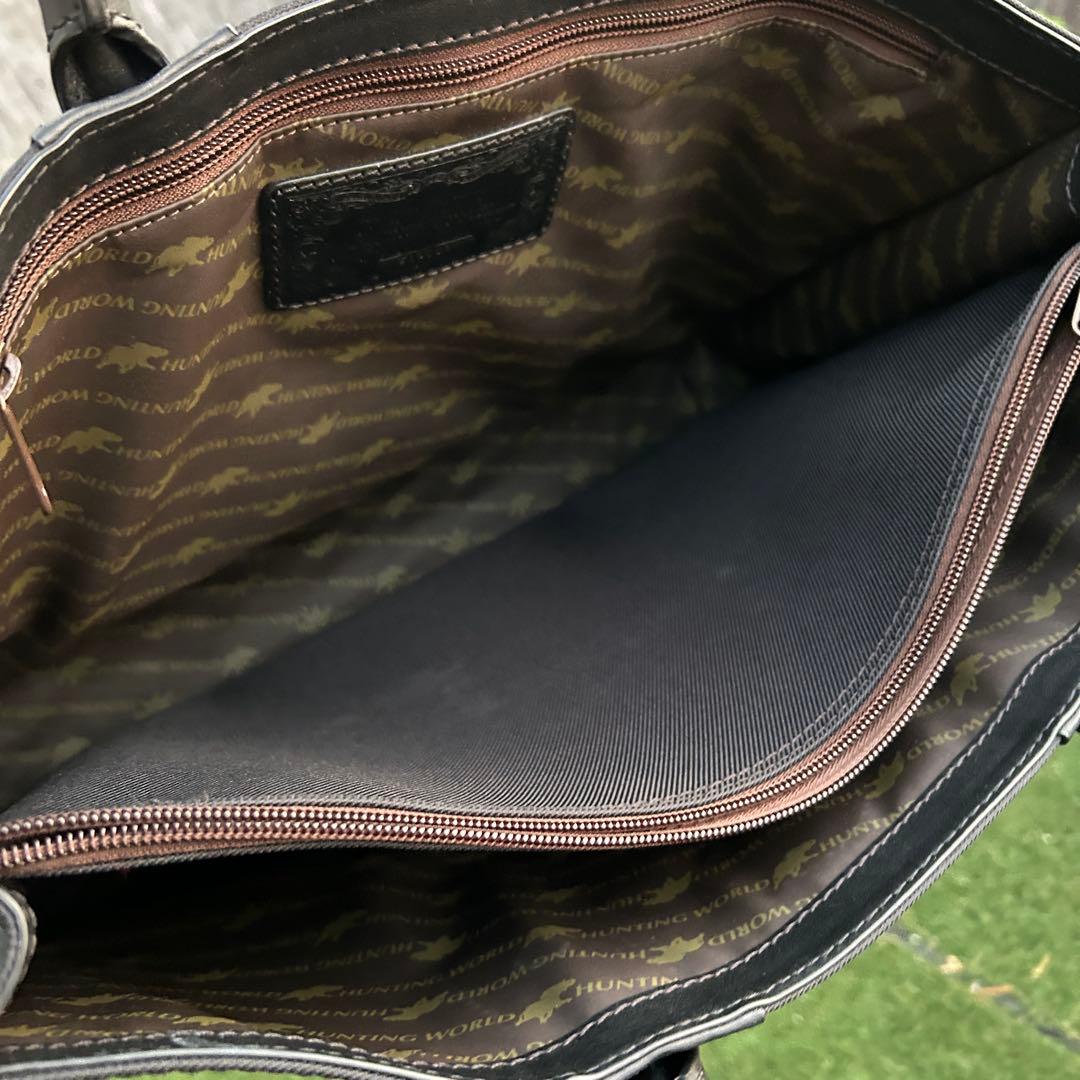ハンティングワールド　メンズビジネストートバッグ　美品‼️