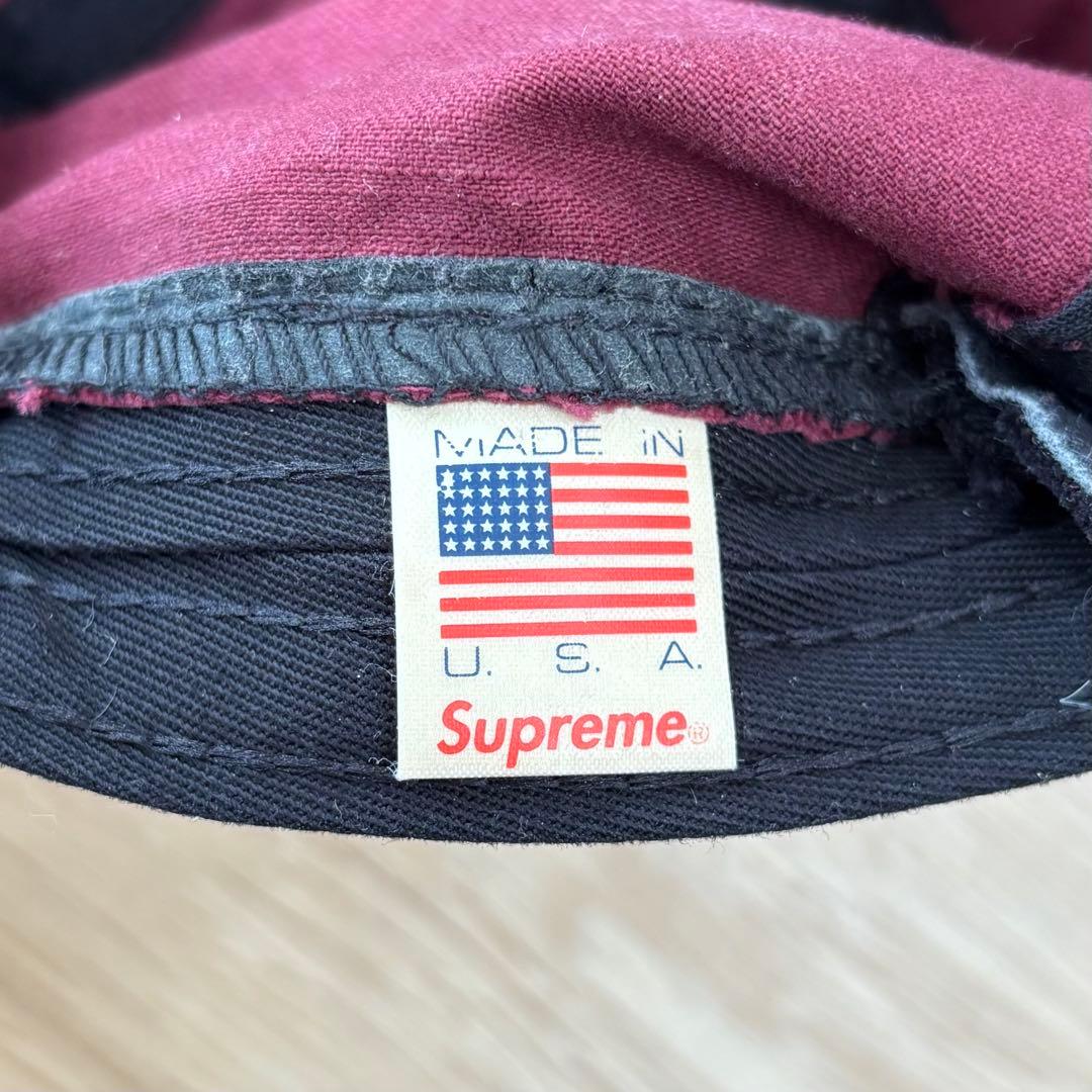 【希少カラー】Supreme Military Camp Cap バーガンディ