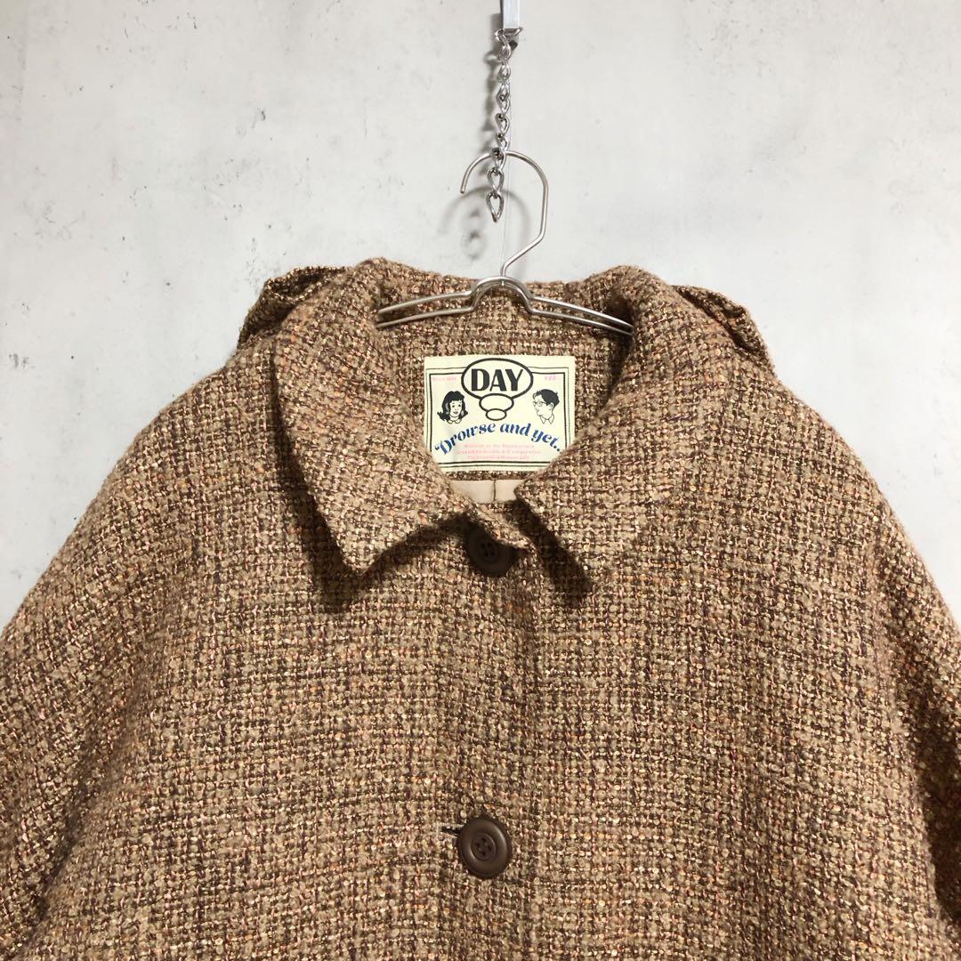 Drowse and yet... バックリボン　ツイードコート　良品