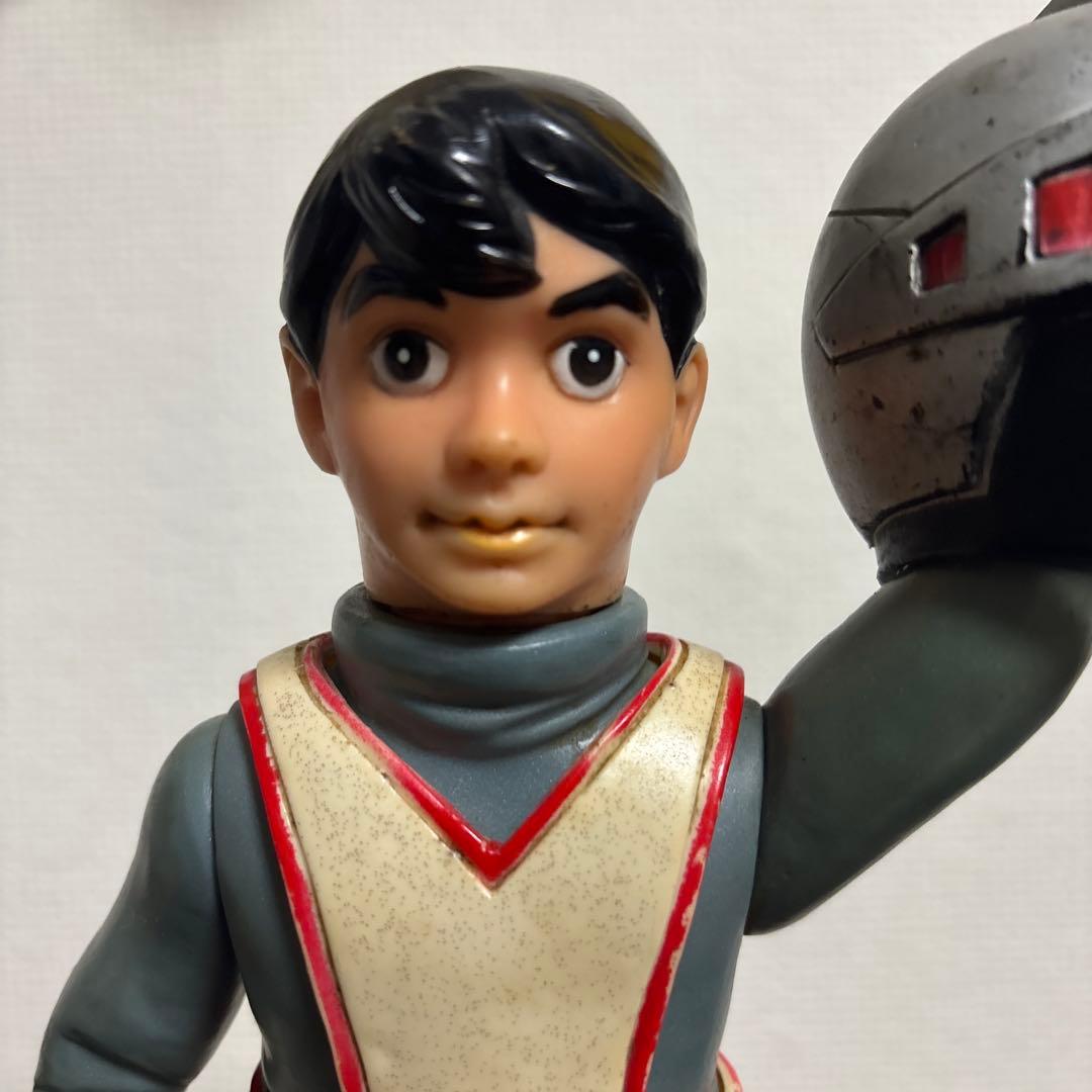 【ジャギ様取り置き】旧バンダイ シルバー仮面 面取れソフビ