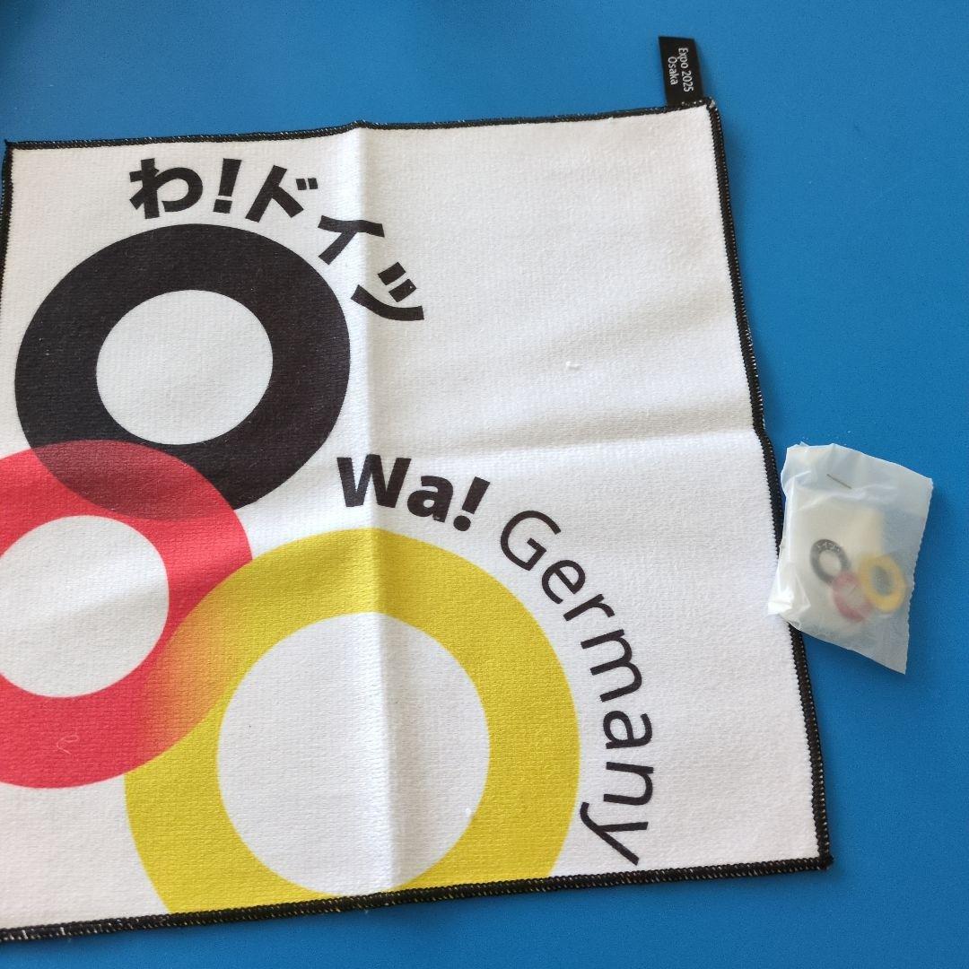 【レア】大阪関西万博2025　ドイツ館　バッグ　タオル　バッチ　ノートセット