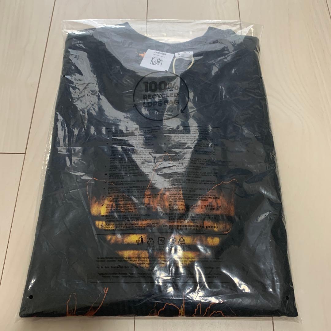 KoRn adidas Tシャツ Lサイズ