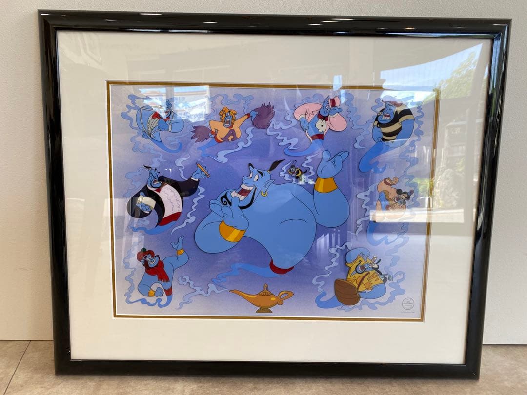 希少！ディズニーセル画アニメ「アラジン」インテリア　証明書付