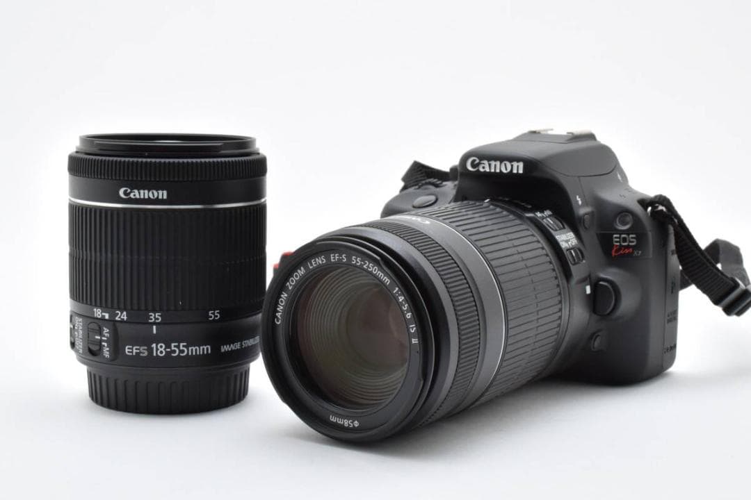 ★極上品★ CANON EOS Kiss X7 ダブルズームキット 元箱付属