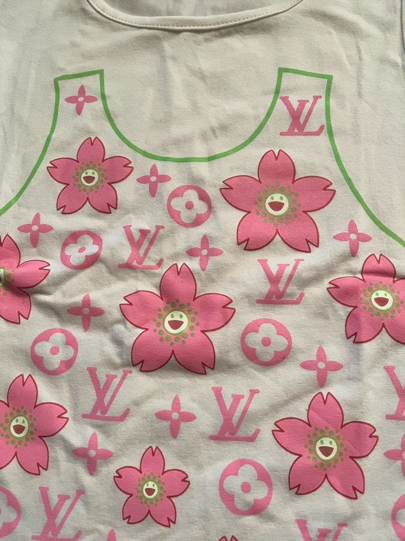 Louis Vuitton フラワープリント タンクトップ