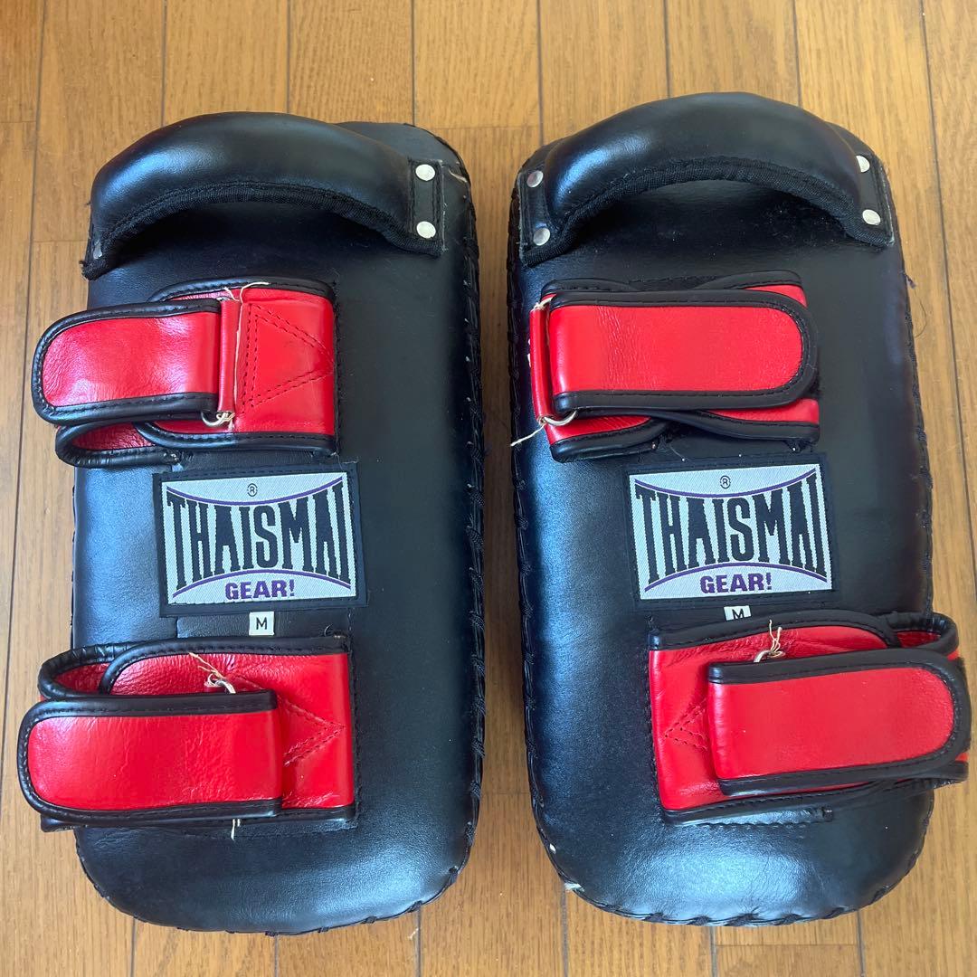 THAISMAI キックミット M 黒/赤