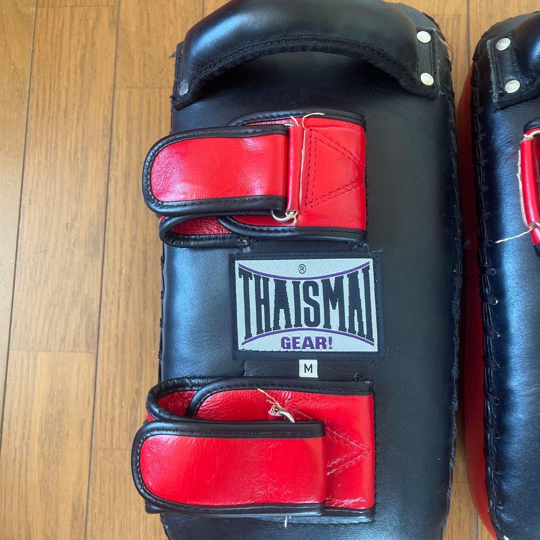 THAISMAI キックミット M 黒/赤