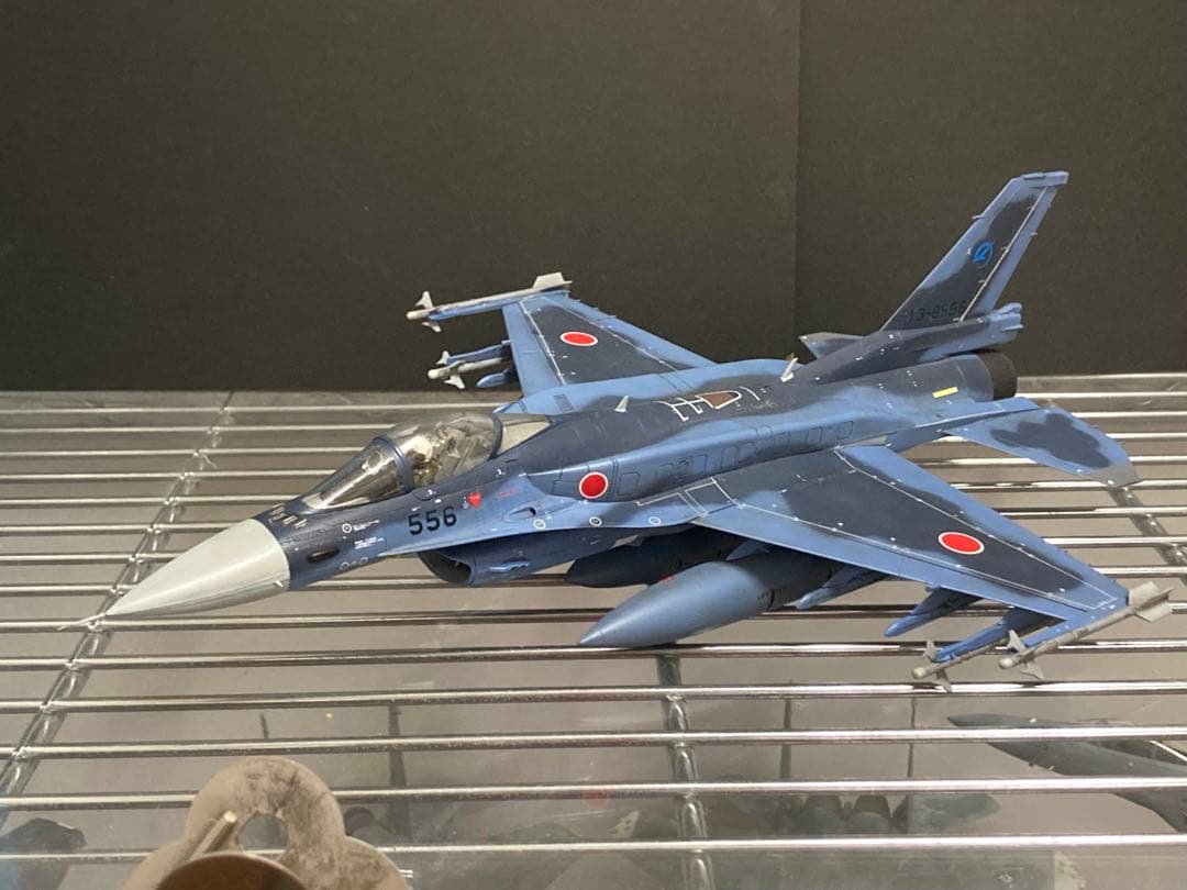 ハセガワ　1/48 航空自衛隊　F2A改 完成品　ジャンク