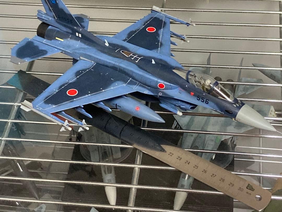 ハセガワ　1/48 航空自衛隊　F2A改 完成品　ジャンク