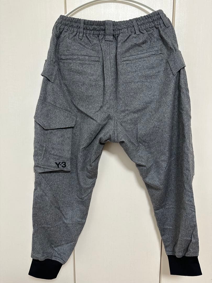 Y-3 ワイスリー　アディダス　 ウールサルエルパンツ　秋冬　グレー　M
