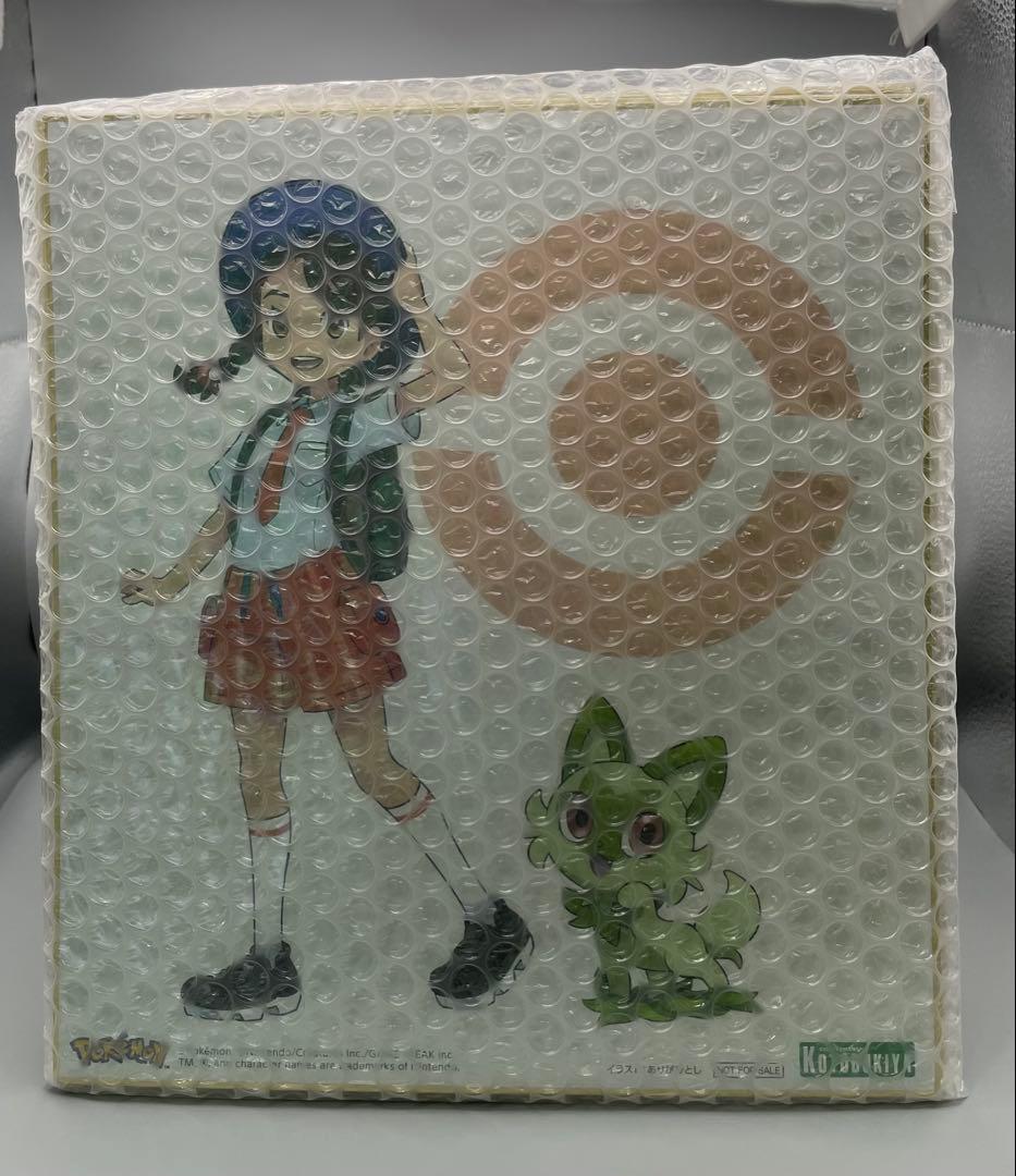 ARTFX J ポケットモンスター アオイ ニャオハ フィギュア 色紙付き