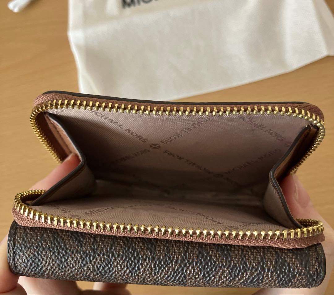 MICHAEL KORS　マイケルコース　三つ折り財布　ミニ　付属品付き