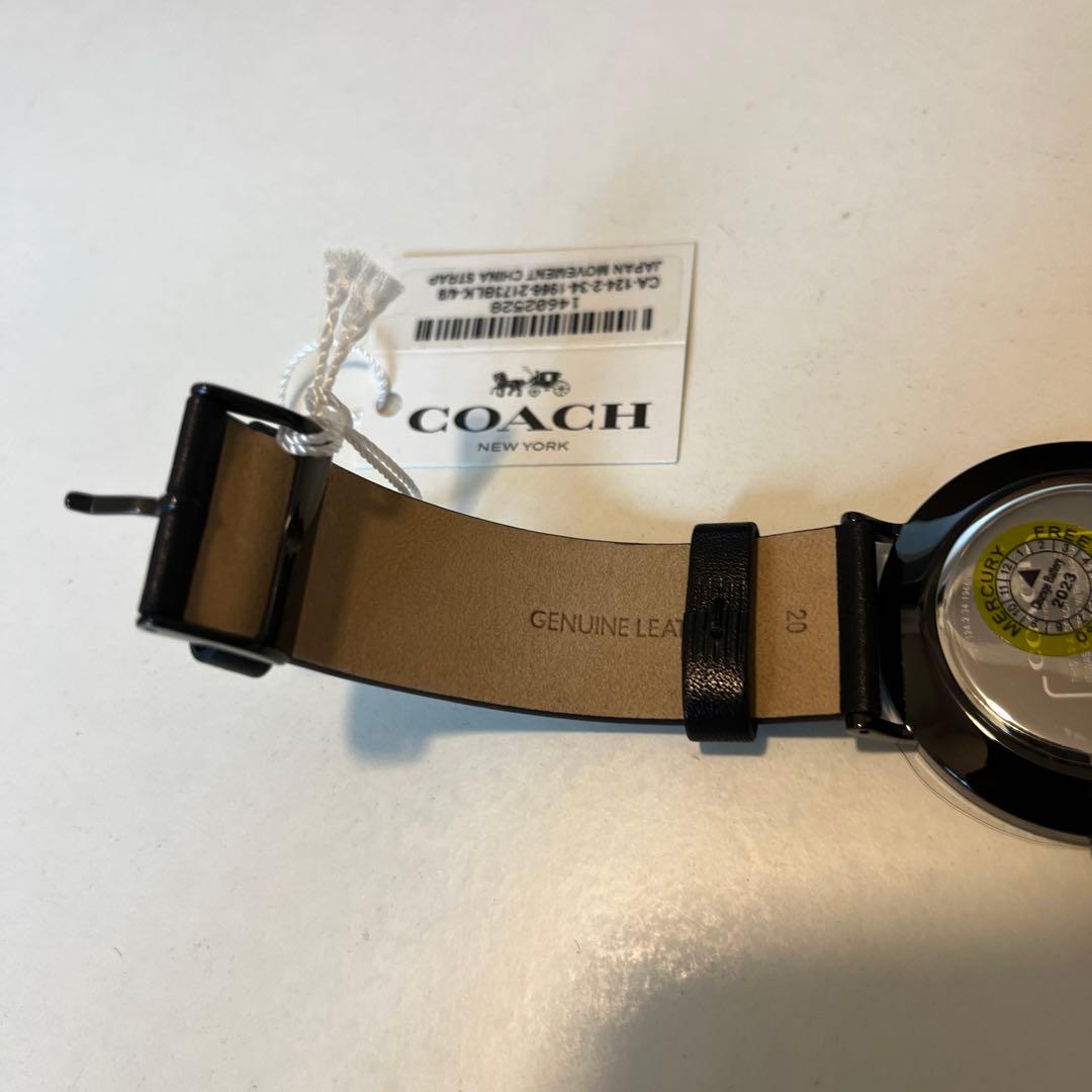 COACH/コーチ CHARLES ステンレススチール 腕時計 ブラック