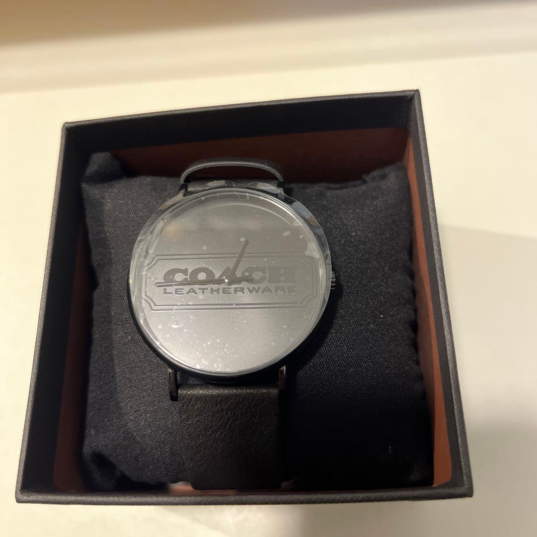 COACH/コーチ CHARLES ステンレススチール 腕時計 ブラック