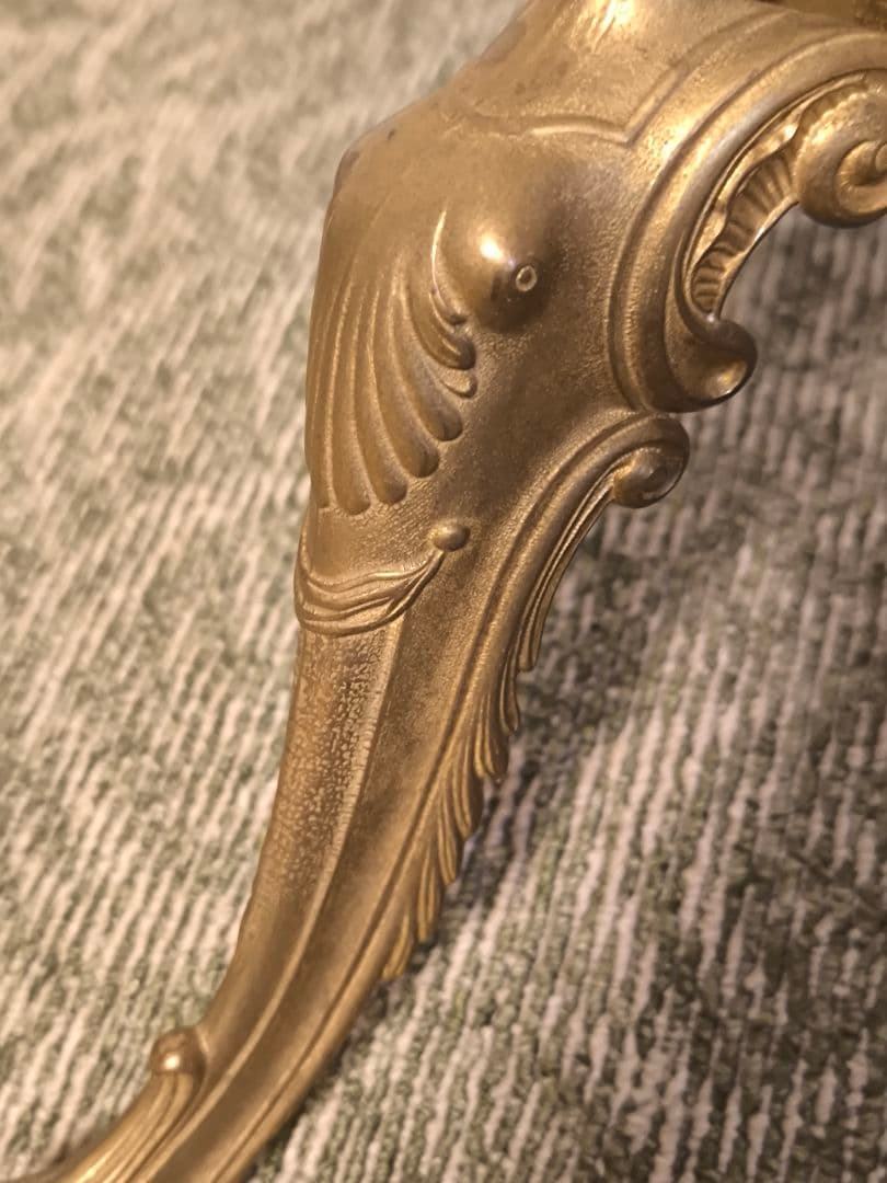 アンティーク　真鍮コートスタンド　ポールハンガー　クラシック　イタリア製