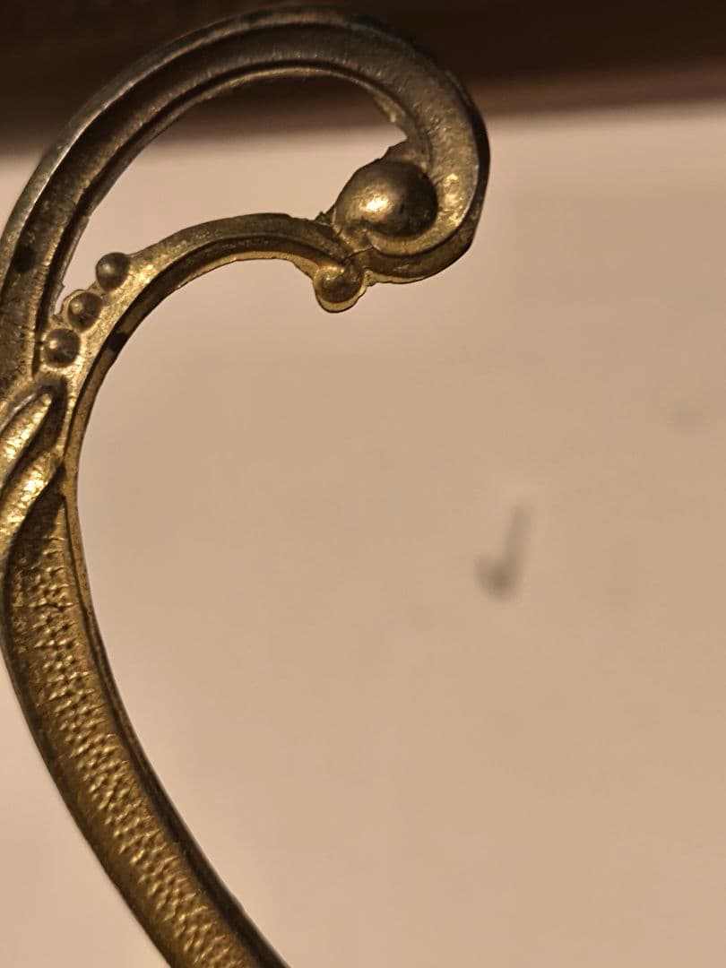 アンティーク　真鍮コートスタンド　ポールハンガー　クラシック　イタリア製