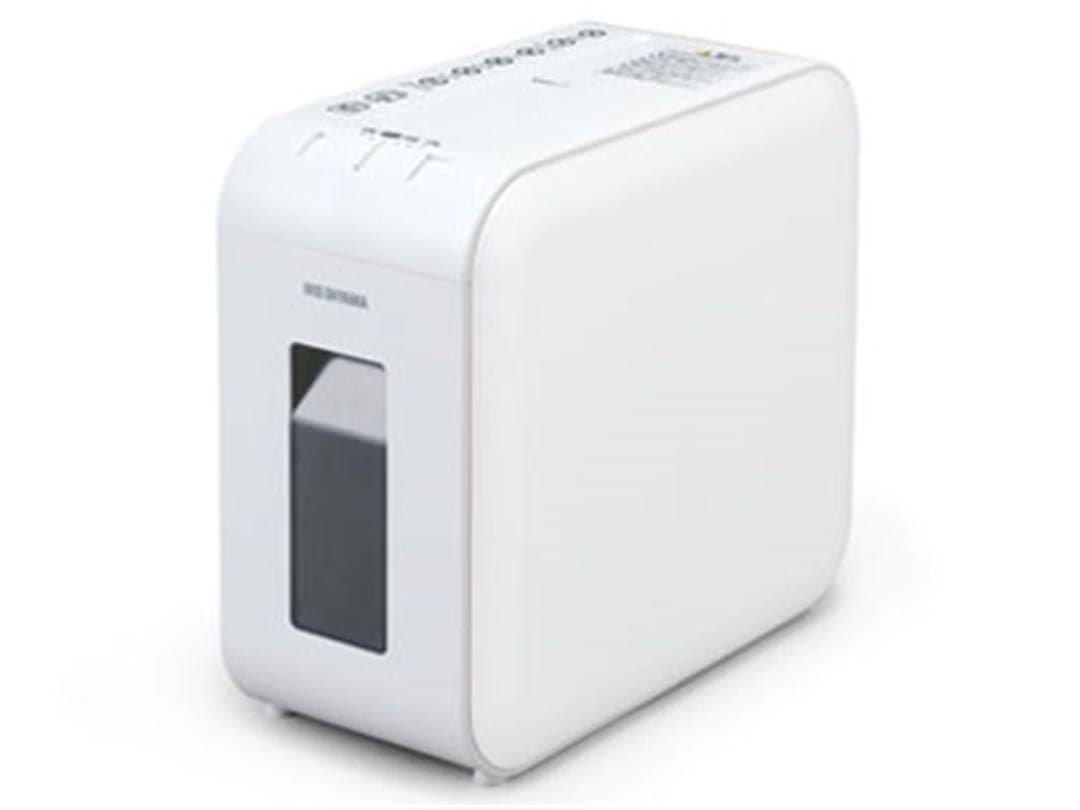 【新品・未使用】アイリスオーヤマ 超静音シュレッダー PH6HS75C-W