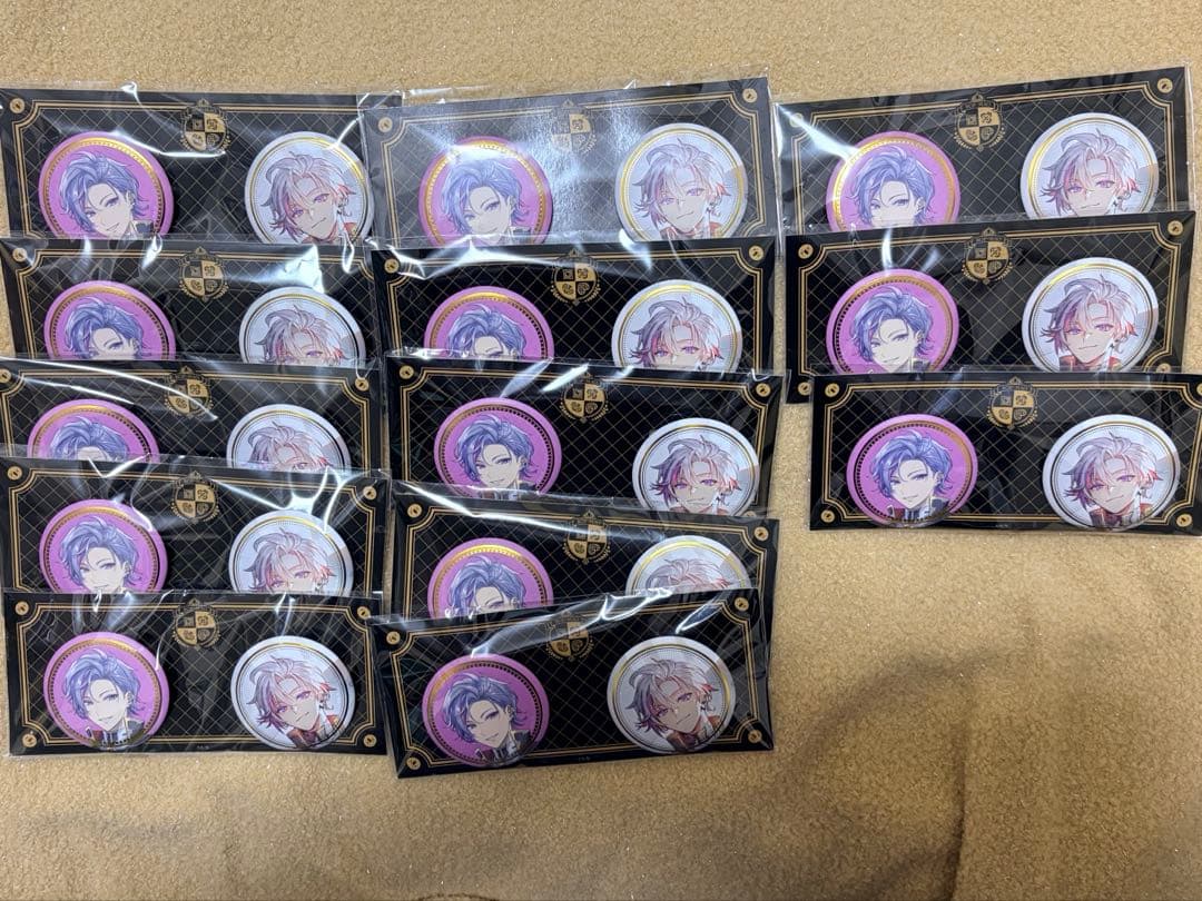 【正月値下げ中】不破湊　ROF-MAO 箔押し缶バッジセット　トランプモチーフ