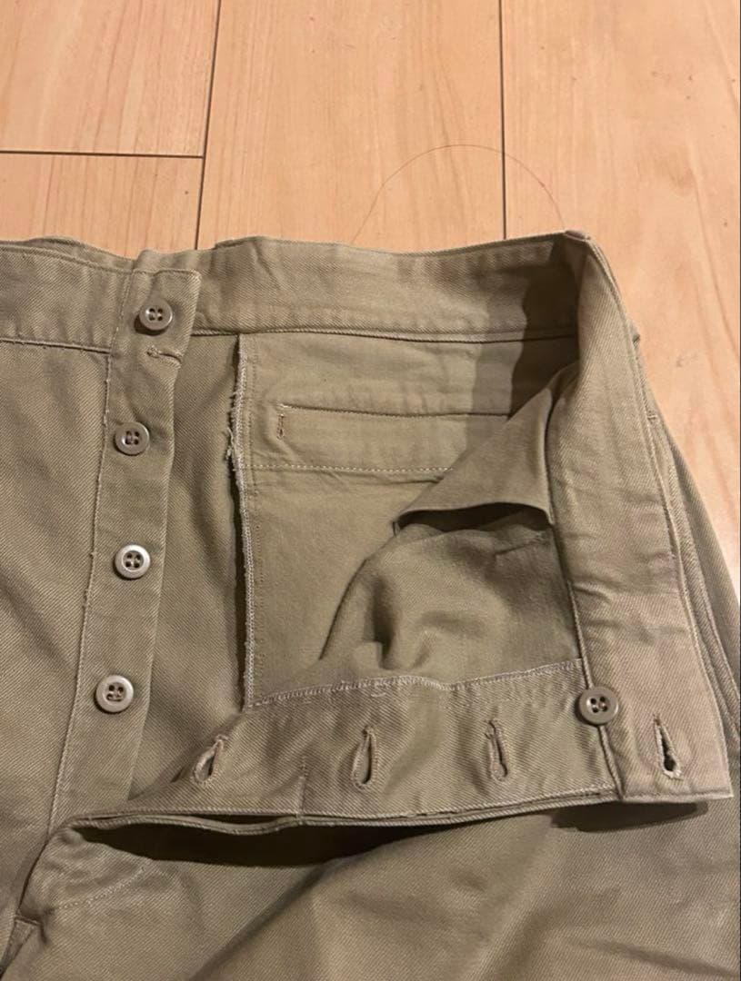 【SALE】フランス軍 名作 M52 チノパン 60s ビンテージ 後期 35