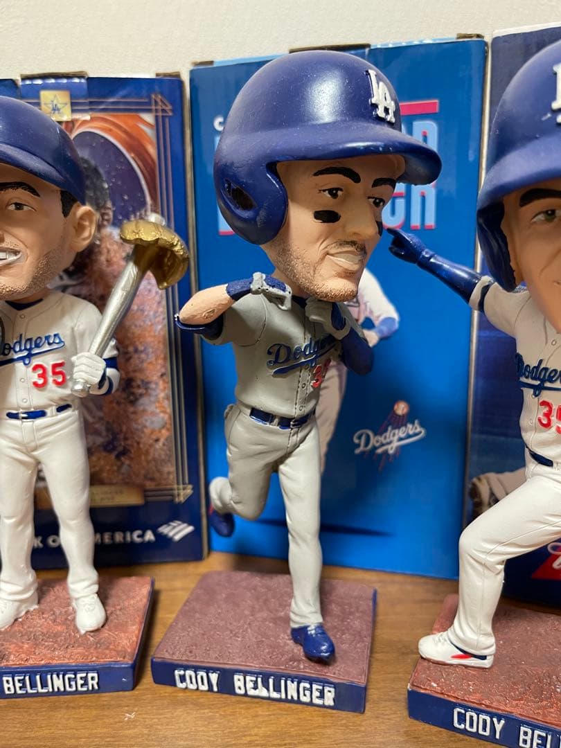 ロサンゼルスドジャース　コディ・ベリンジャー　ボブルヘッド5体セット　大谷翔平