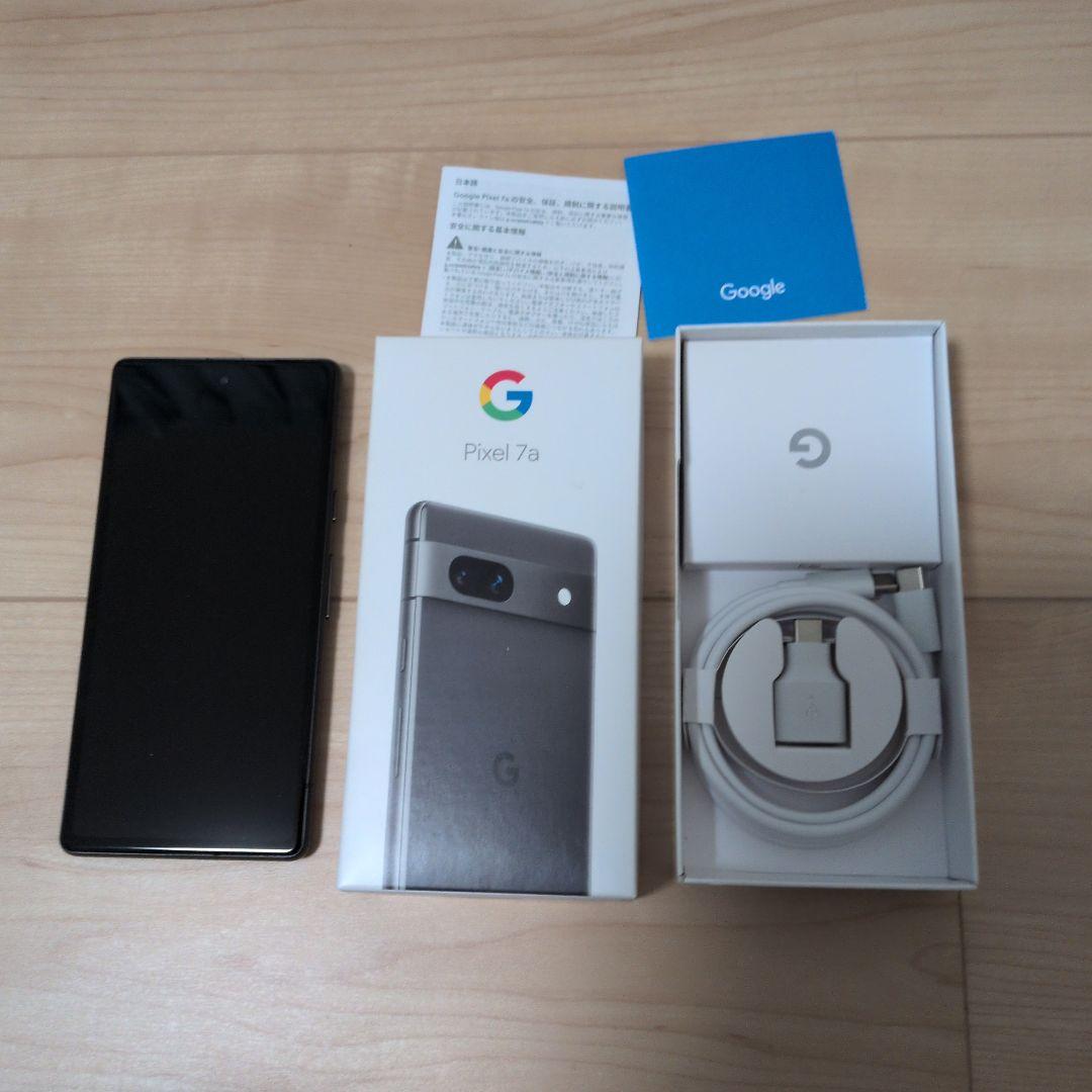 Google pixel 7a　SIMフリー　チャコール　G82U8