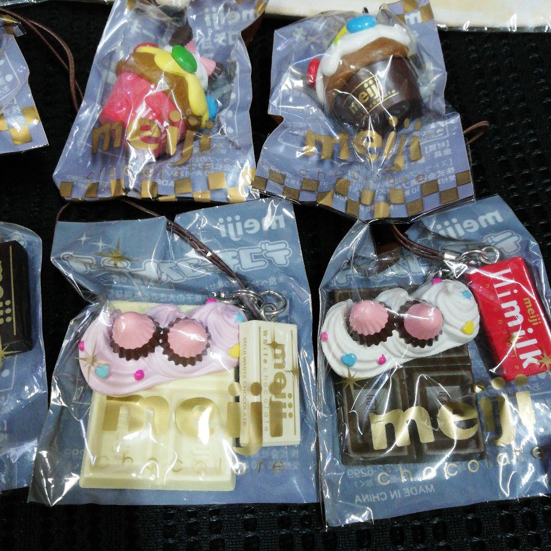 明治製菓meiji スイーツケーキデコチョコストラップ マルチケース非売品