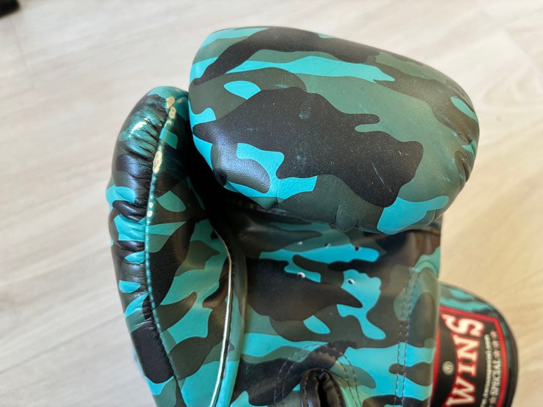 TWINS SPECIAL ボクシンググローブ 16oz カモフラージュ迷彩