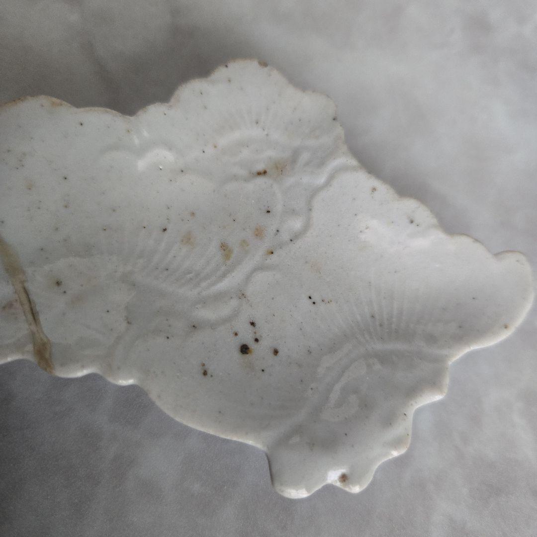 古伊万里　白磁　豆皿　小皿　江戸時代　古九谷　アンティーク　骨董　三階松