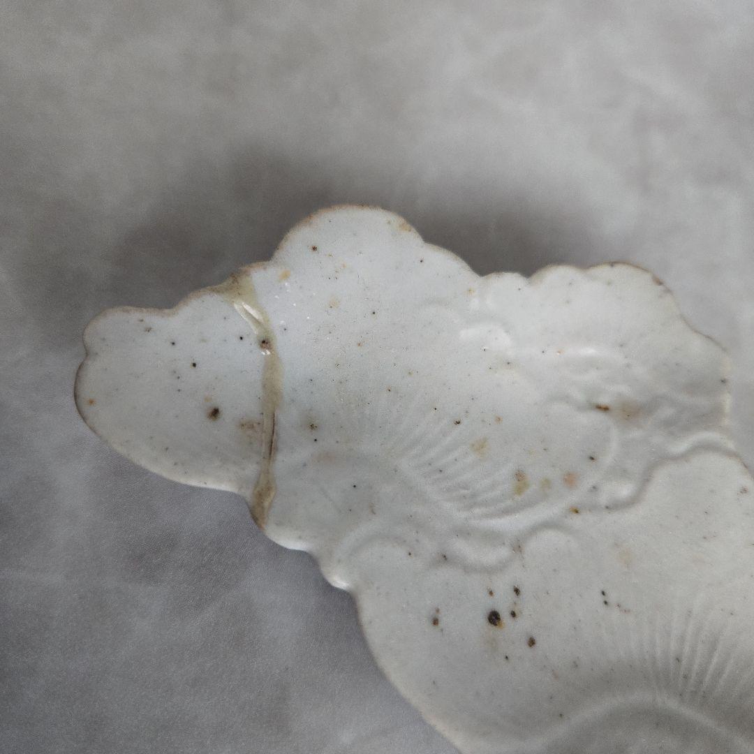 古伊万里　白磁　豆皿　小皿　江戸時代　古九谷　アンティーク　骨董　三階松