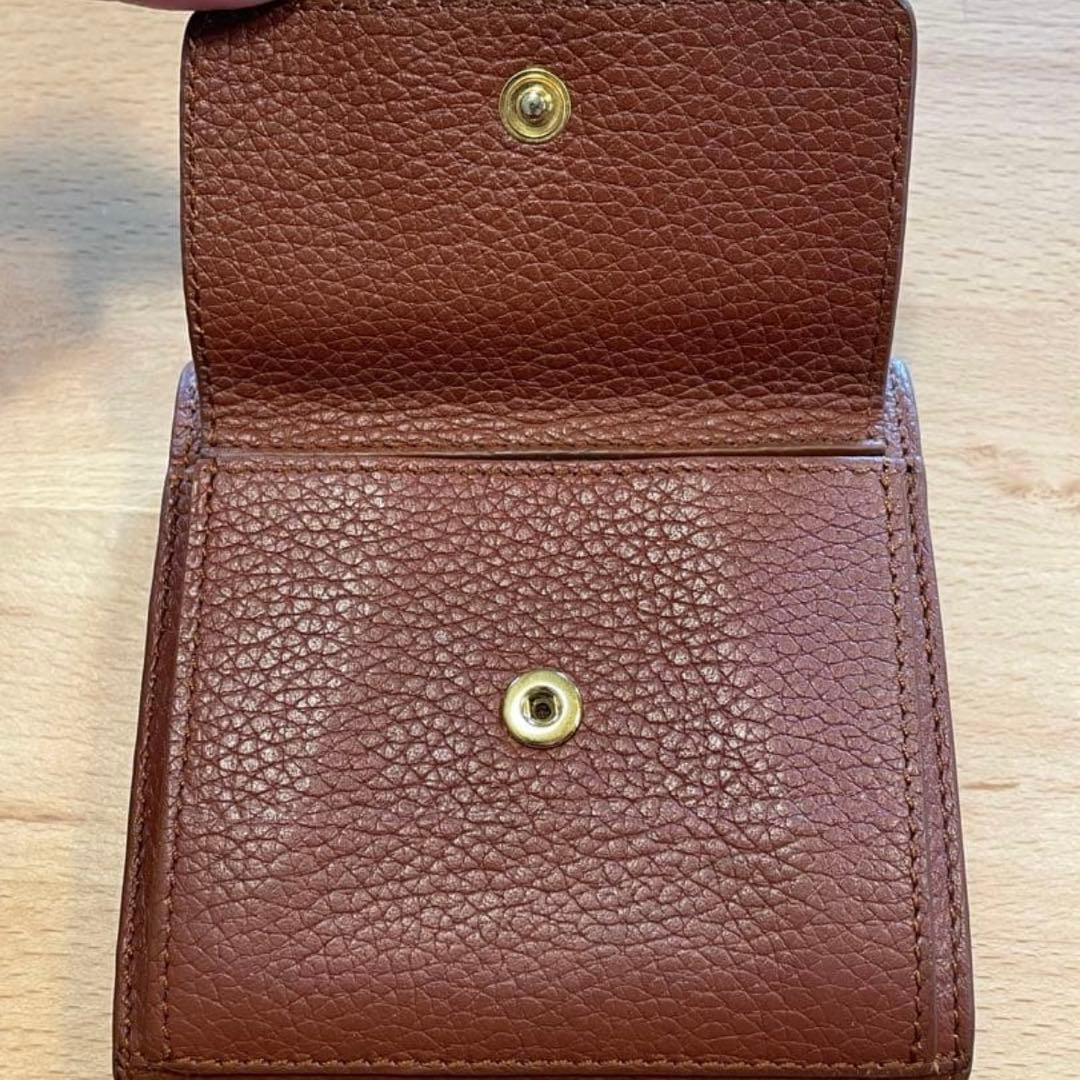 A.P.C. 折りたたみ財布　ブラウン