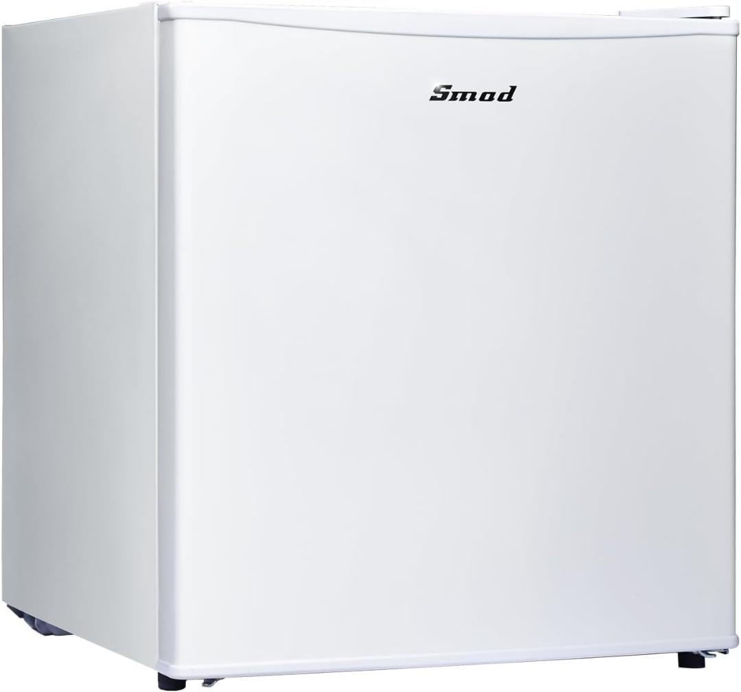 Smad コンパクト冷蔵庫 46リットル 1ドア 製氷室付き 耐熱天板