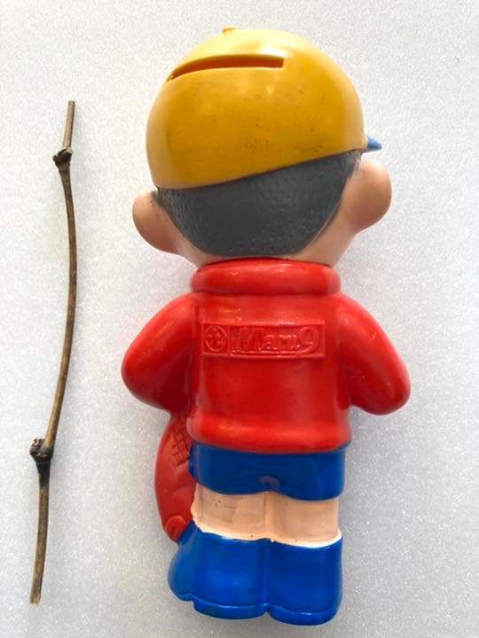 【新品・未使用】マルキュー坊や　貯金箱　ソフビ　NO.2