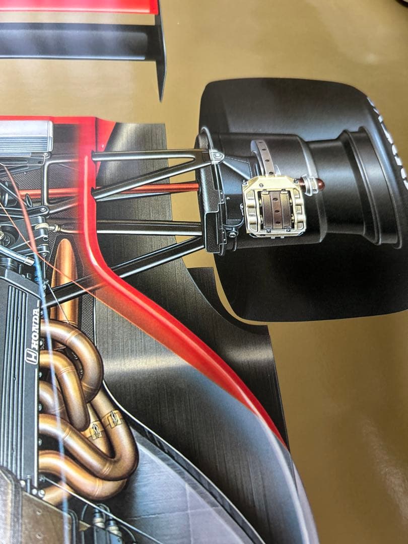 【限定値下】タミヤＦ１ マクラーレン ＭP４/ 大判 ポスター アイルトン セナ