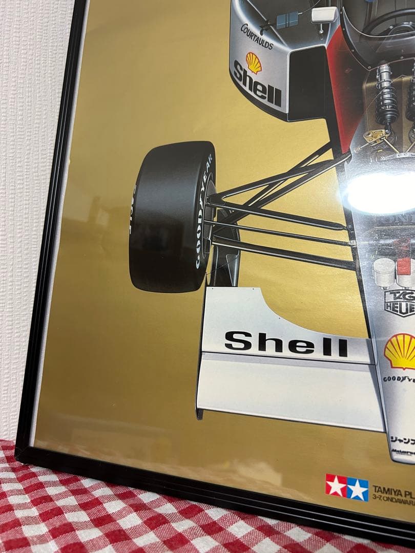 【限定値下】タミヤＦ１ マクラーレン ＭP４/ 大判 ポスター アイルトン セナ