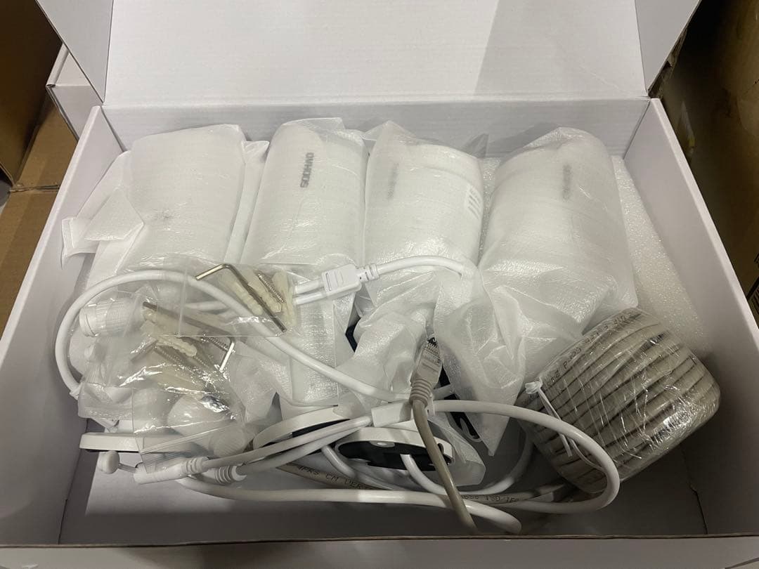 SOOHAO 防犯カメラ poe給電 poeカメラ8台+録画機+4TB HDD