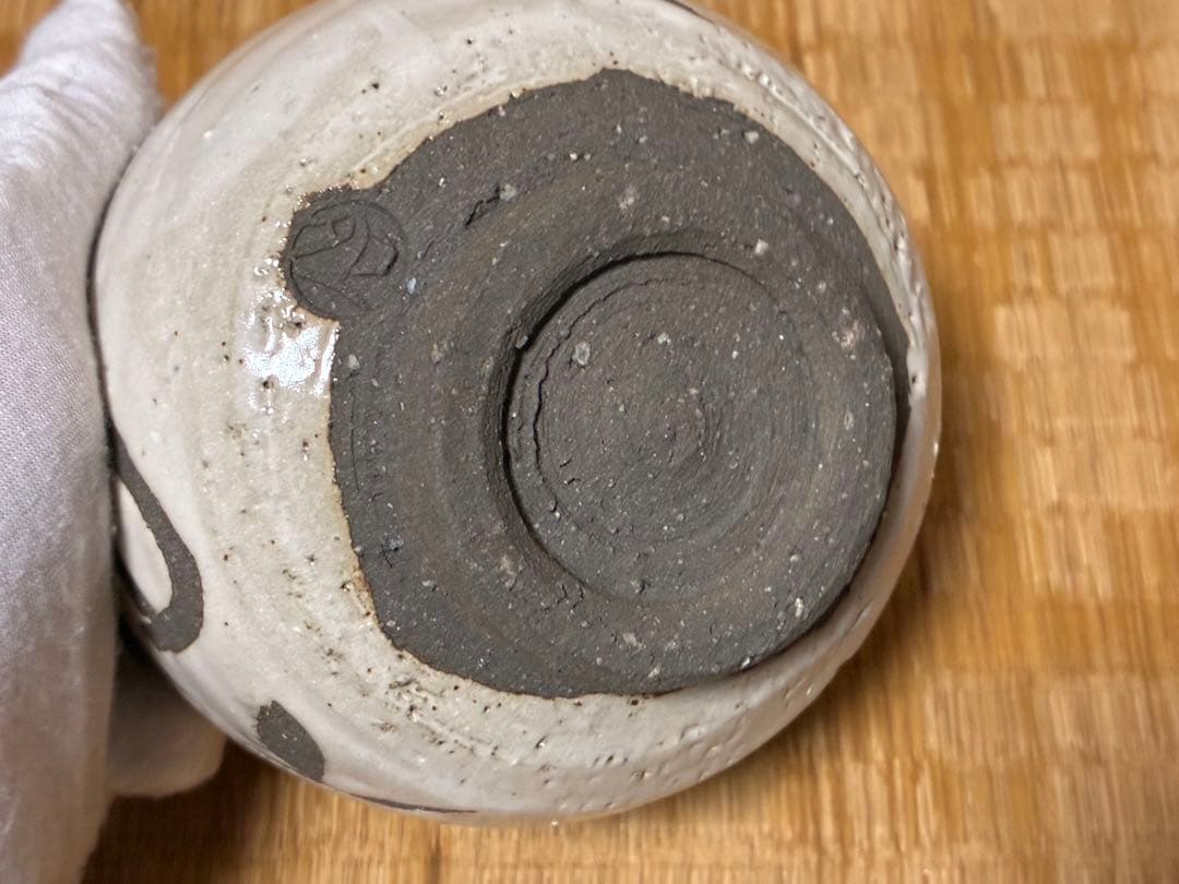 茶道具 蓬莱茶碗 漢字 【雪月花】人間国宝【清水 卯一】共箱