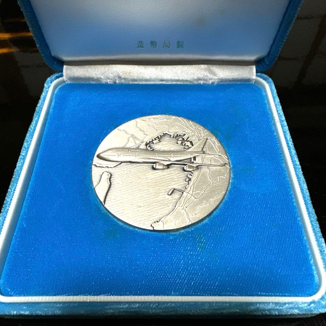 j*n様 関西国際空港 開港記念貨幣 発行記念 純銀 メダル 120g