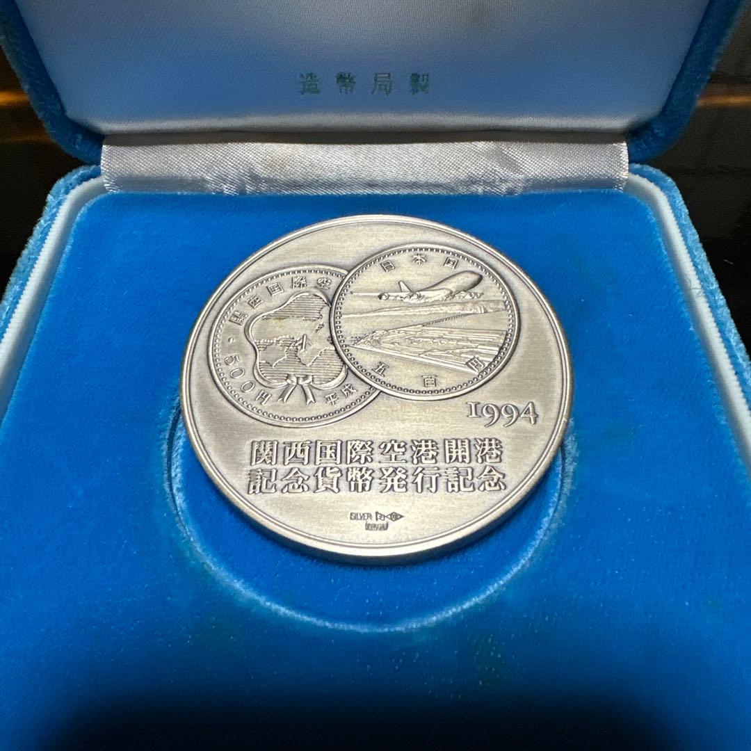 j*n様 関西国際空港 開港記念貨幣 発行記念 純銀 メダル 120g