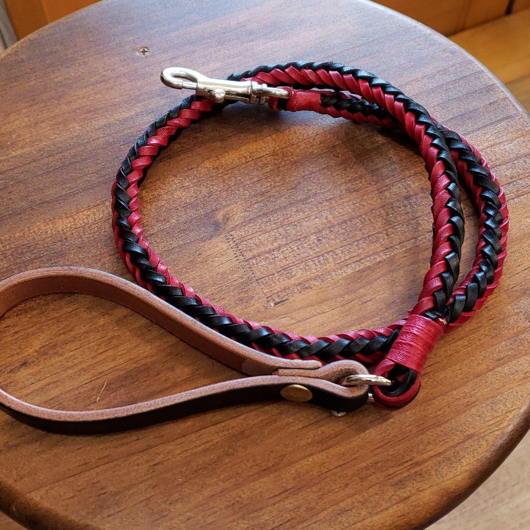 犬用八つ編みリード