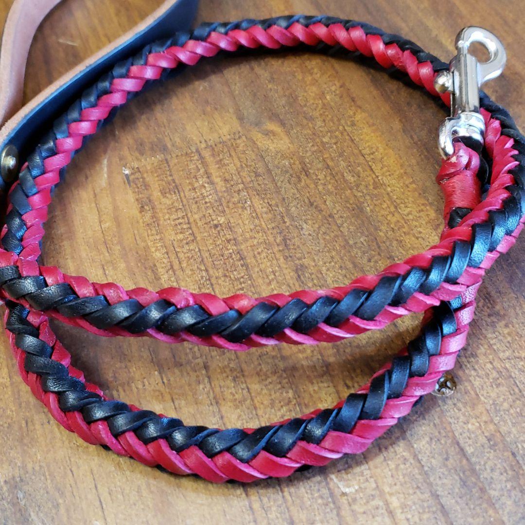 犬用八つ編みリード