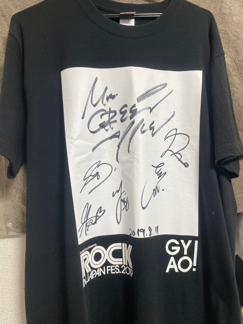 ROCK IN JAPAN FES. 2019 ミセス５人のサインTシャツ