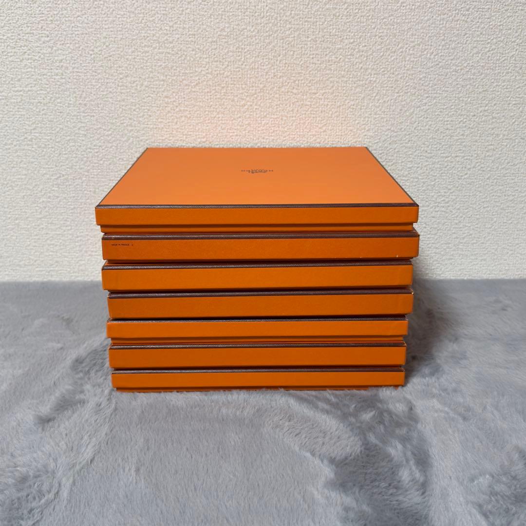 【美品】エルメス 空箱 7個　カレ90 スカーフ　まとめ