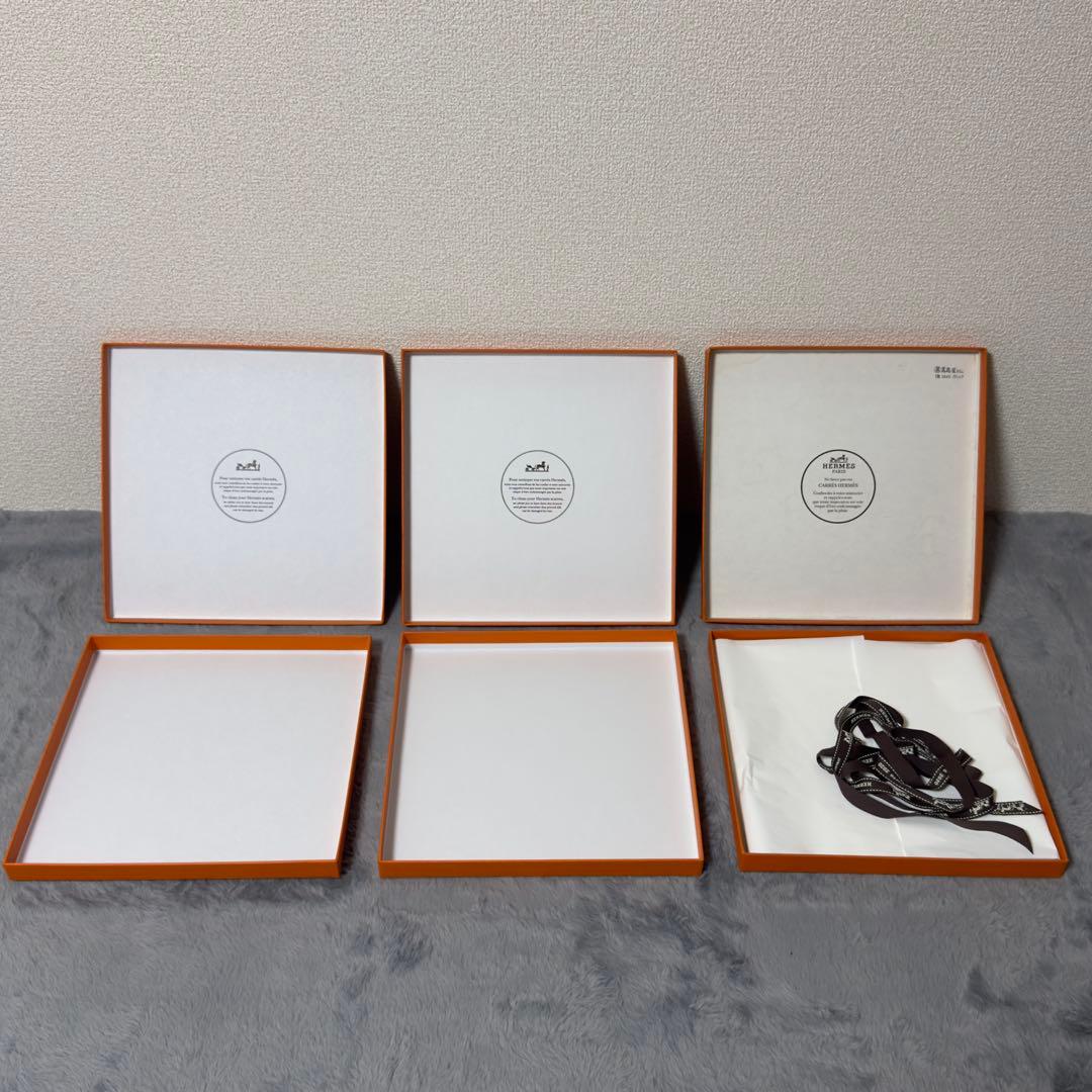 【美品】エルメス 空箱 7個　カレ90 スカーフ　まとめ