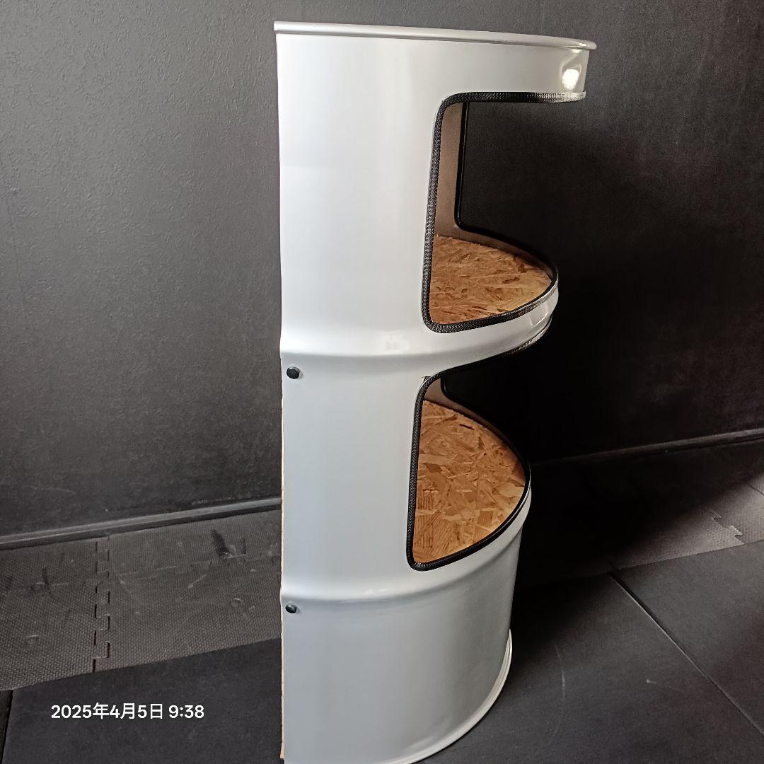 ドラム缶remakeBOXアート！シルバー