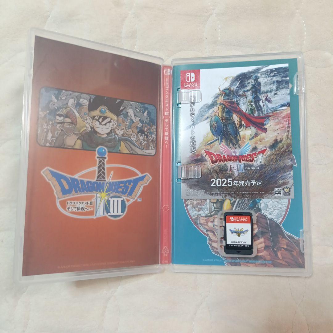 Switch用ドラゴンクエストⅠ＆ⅡとIII 予約特典ピンズ＆ブック型収納BOX