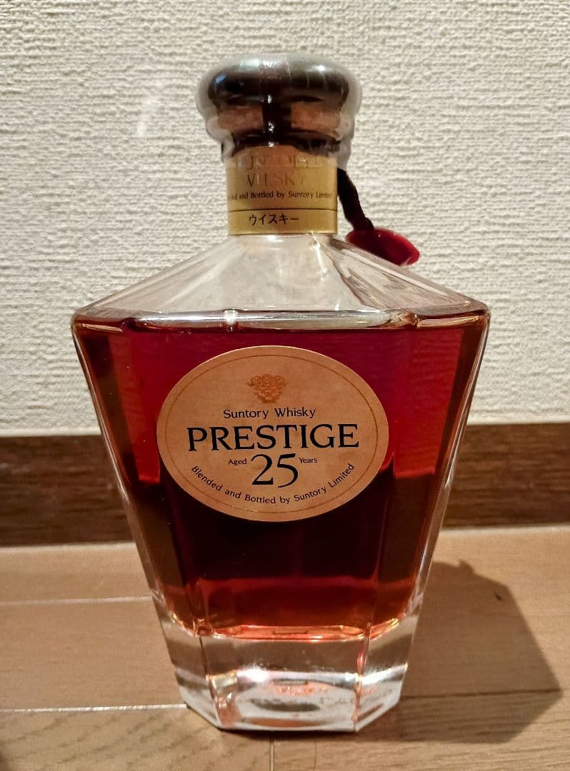 ★未開栓★SUNTORY★サントリー プレステージ　25年★木箱付き